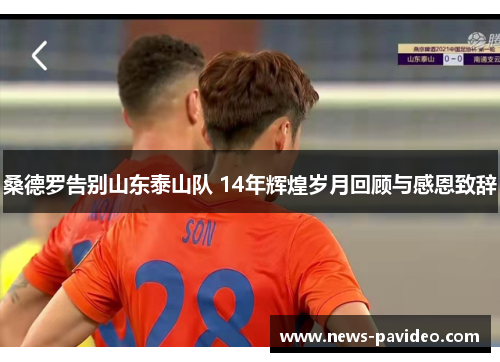 桑德罗告别山东泰山队 14年辉煌岁月回顾与感恩致辞